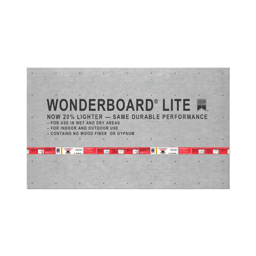 Custom Building Products GCB60L 5'x3'x7/16" Wonder Board Lite