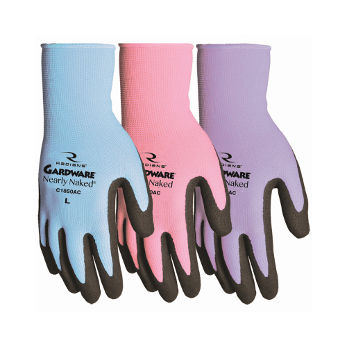 18ga Lg Gradware Nylon Sgl Palm Coating Gloves