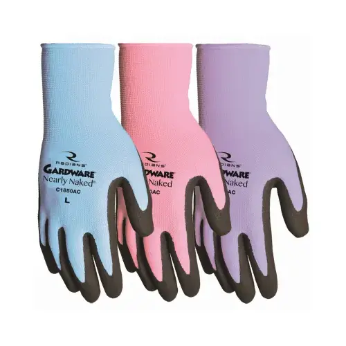 18ga Sm Gradware Nylon Sgl Palm Coating Gloves Pair