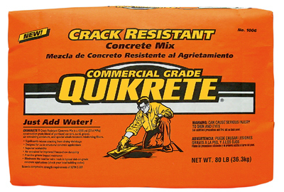 Quikrete 1006-80 80# Crack Resistant Concrete