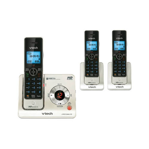 DECT 6.0 Three Handset Cordless Answering System w/Caller ID