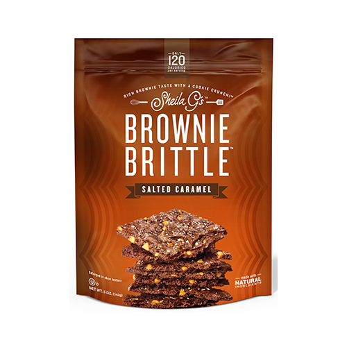 Brownie Brittle, Salted Caramel Flavor, 5 oz - pack of 6