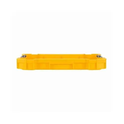 Tool Tray 12.05" W X 2.36" H Shallow Polypropylene 1 compartments Black/Yellow Black/Yellow