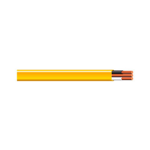 Wire South 15 ft. 12/2 Solid Romex Type NM-B WG Non-Metallic Yellow