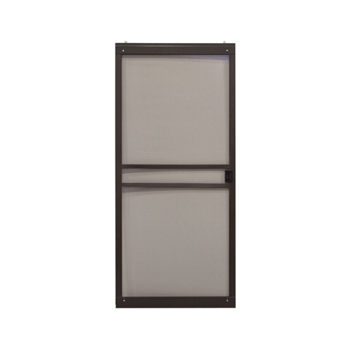 PRECISION 3751BZ3068 Adjustable Sliding Screen Door 80-3/4" H X 36" W Branson Bronze Steel Bronze