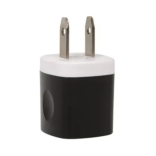 ARIES MFG CWP-ACUSB-ETL Wall USB Adapter, Assorted Colors, Single, 1000-Mah.