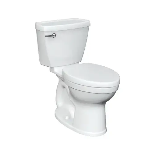 American Standard 2793128NTS.020 Champion 4 Series Complete ADA Toilet, Elongated Bowl, 1.28 gpf Flush, 12 in Rough-In White