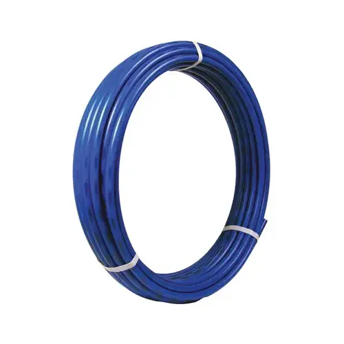 PEX Coil Pipe, Blue, 1/2 In. Copper Tube Size x 300 Ft.