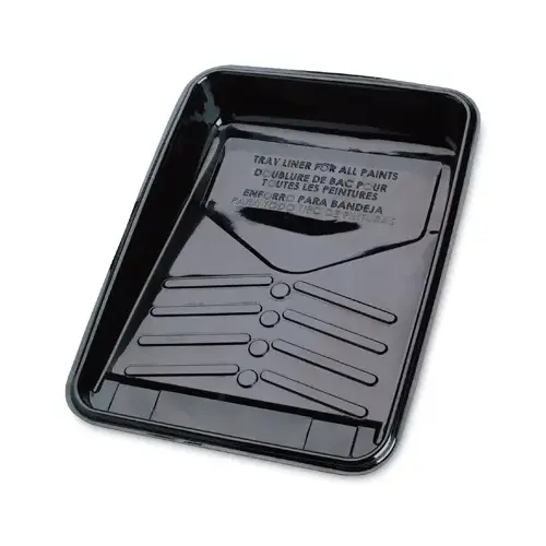 Paint Tray Liner Plastic 9" W X 14.9" L Disposable Clear - pack of 50