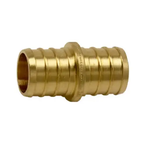 Lead-Free Insert 3/4 In. Barb x 3/4 In. Barb Brass PEX Coupling