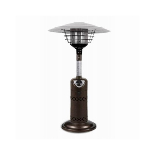 Living Accents SRPT03 Patio Heater 10000 BTU Propane Steel Tabletop Bronze
