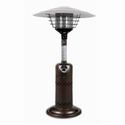 Living Accents SRPT03 Patio Heater 10000 BTU Propane Steel Tabletop Bronze