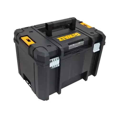 TSTAK VI Series Deep Box, 66 lb, Plastic, Black