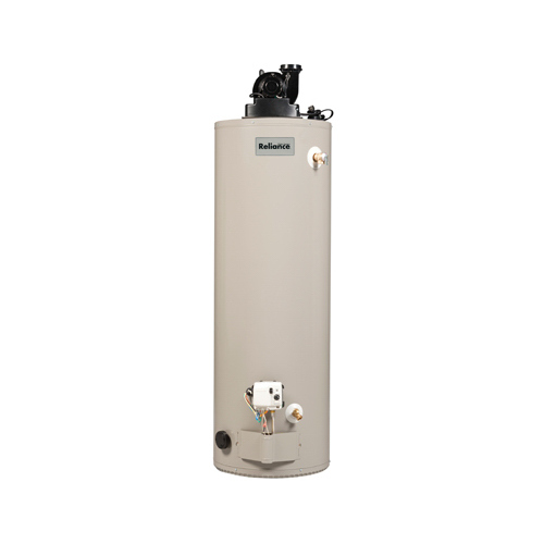Water Heater, LP Gas, Short Power Vent, 40,000 BTU, 40-Gallons