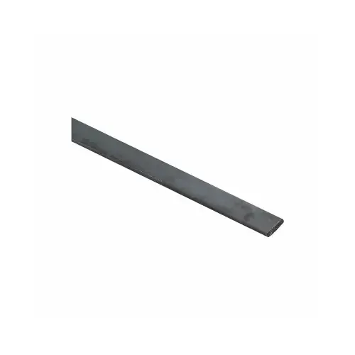 4069BC 2" x 36" Solid Flat 3/8" Thick Plain Steel Finish