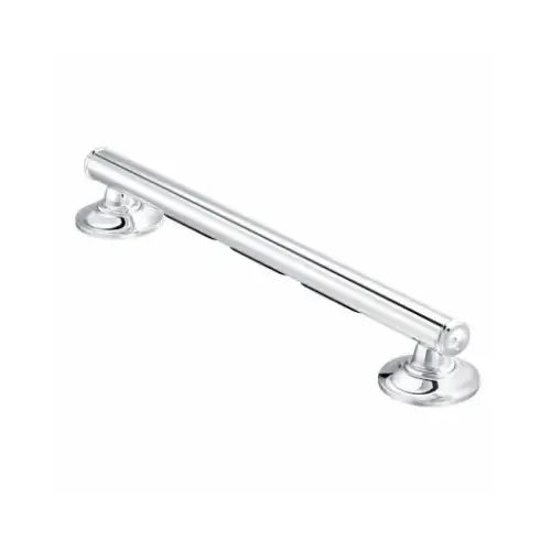 Elegance 24" Grab Bar with Grip Pad Bright Chrome Finish