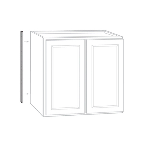 RSI HOME PRODUCTS KAMSSW Scribe Molding For Kitchen White