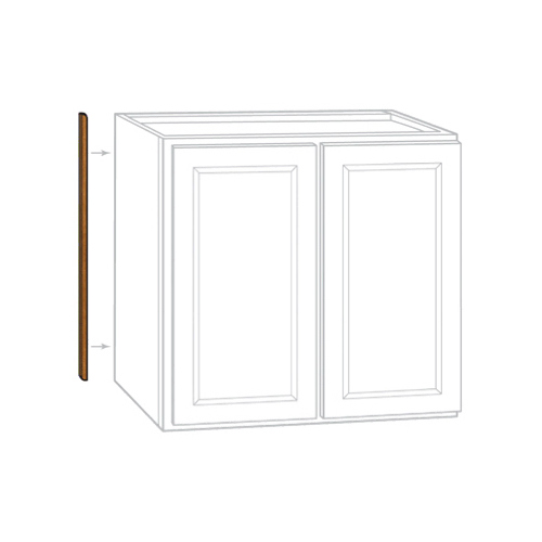 Scribe Molding For Kitchen Cabinet, Medium Oak Finish, 91.5 x 3/4 x 1/4-In.