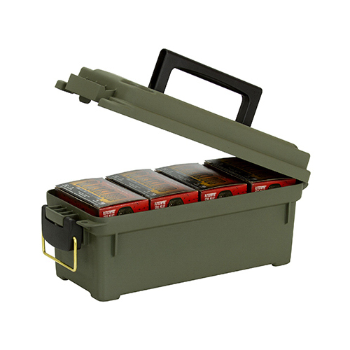 Shot Shell Ammunition Box, Holds 4, Green