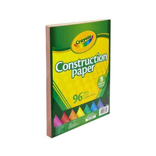 CRAYOLA 99-3000 Construction Paper, 9 x 12-In., 96-Sheets
