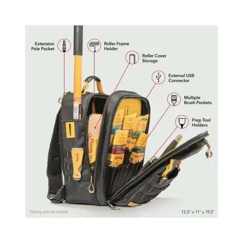 Purdy 14S250000 Painter's Backpack Black