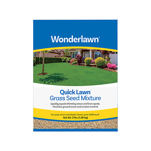 Barenbrug 135936 Wonderlawn Quick Lawn Grass Seed, 3Lbs., Covers 900