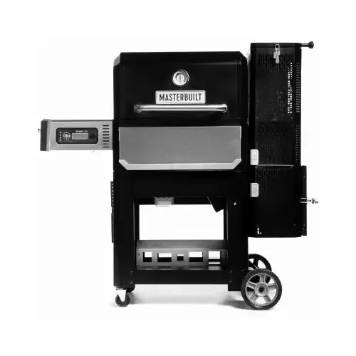 Masterbuilt MB20040221 Masterbuilt Gravity Series 800 Series Griddle Grill and Smoker, Charcoal, 1-Burner, Steel, Black