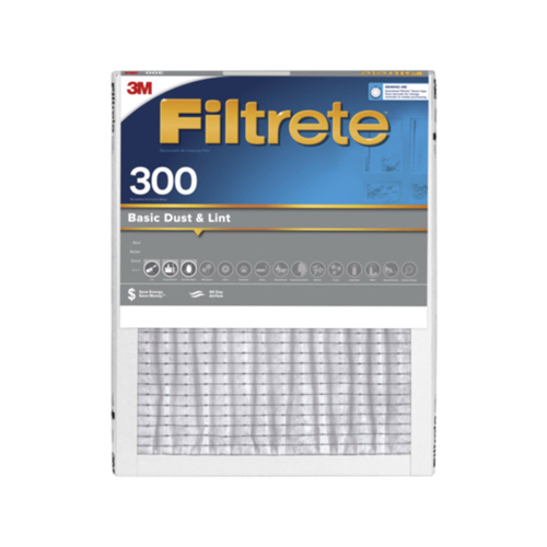 Basic Dust & Lint Reduction Pleated Air Filter, 3 Months, 16x25x1-In.