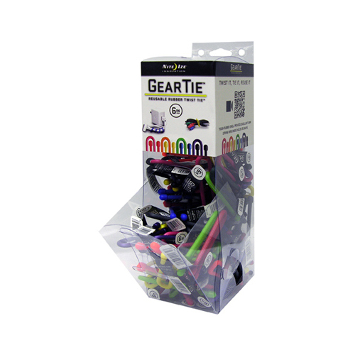 Mini Gear Ties, Assorted Colors, 6-In.