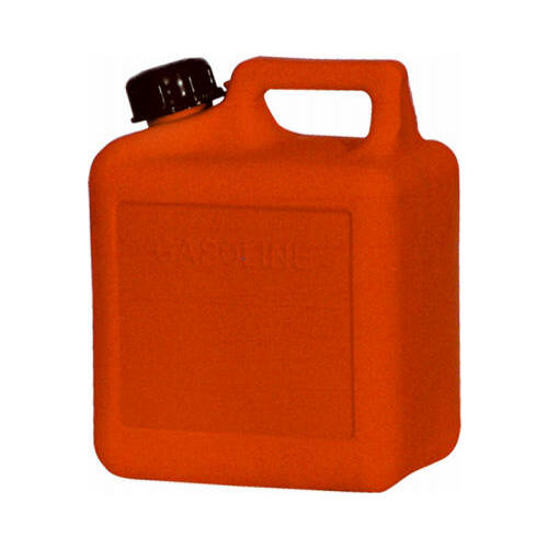 Midwest Canvas 1100XCP12 Gas Can, SelfVenting, Red Plastic, 1.25