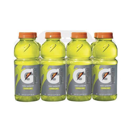 Thirst Quencher Drink, Lemon Lime, 20-oz  pack of 8