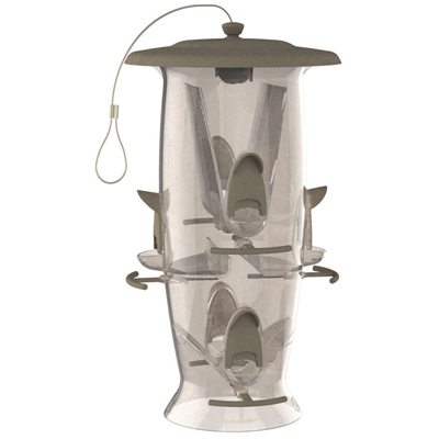 Classic Brands 22 Abundance Songbird Feeder, 6-Lb. Capacity Gray