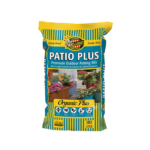 Kellogg Organics 681 Patio Plus Outdoor Potting Soil, Organic, 1.5-Cu. Ft.