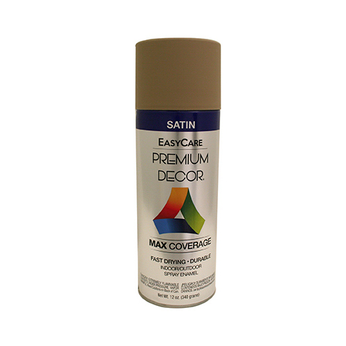 Premium Decor Spray Paint, Khaki Gloss, 12-oz.