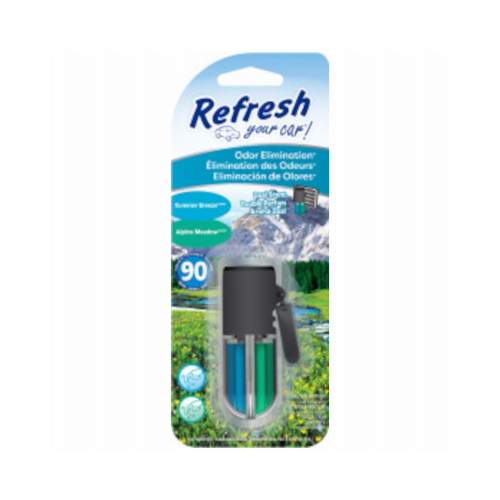 AMERICAN COVERS INC RVW301-1 Dual Scent Mini Oil Wick Air Freshener, Alpine Meadow/Summer Breeze, 1 Count