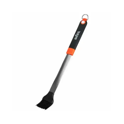 Mr Bar-B-Q 20173Y Mr. BAR-B-Q Deluxe Grill Baster, Silicone Bristle, TPR Handle, Non-Slip Handle