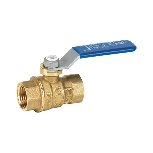 Full Port Ball Valve, Lead Free, Forged Brass, 3/8-In. FPT