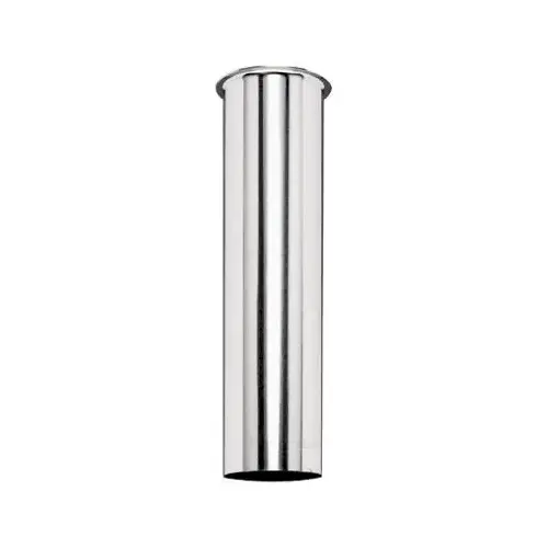 Sink Tail Piece Drain Pipe, Chrome Plated, 22-Ga., 1-1/2 x 4-In.