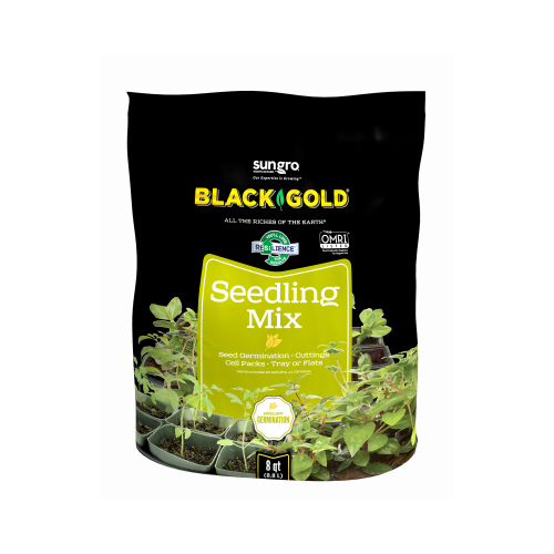 SUN GRO HORTICULTURE 1411002.Q16U BLACK GOLD Seedling Mix, 16 qt Bag