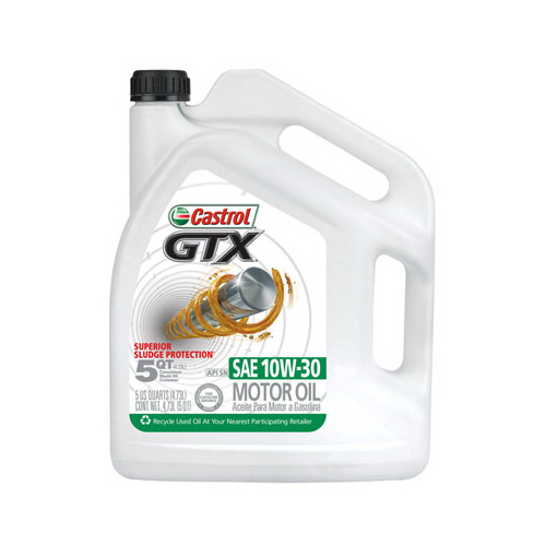 BP LUBRICANTS USA INC 15B7AA GTX Motor Oil, 10W-30, 5-Qts.