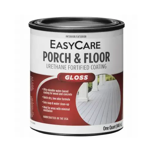 Porch & Floor Coating, Dark Gray, Interior/Exterior, 1-Qt.