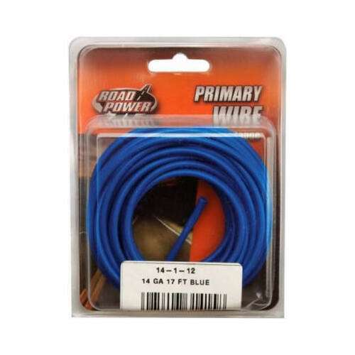 Primary Wire, Blue, 14-Ga., 17-Ft.
