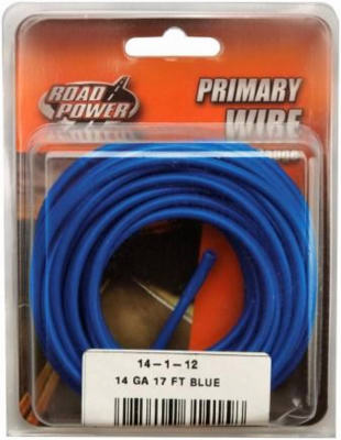 SOUTHWIRE COMPANY 55669433 Primary Wire, Blue, 14-Ga., 17-Ft.