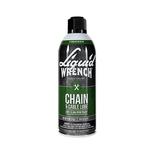 Liquid Wrench L711 Chain and Cable Lubricant, 11 oz Aerosol Can, Liquid