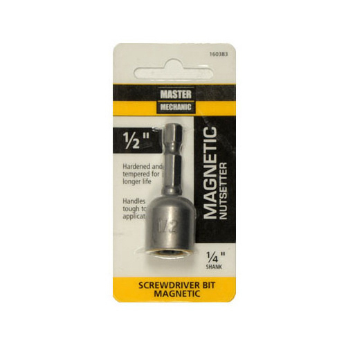 M 160383 Magnetic Nutsetter, 1/2 x 2-1/2 In.