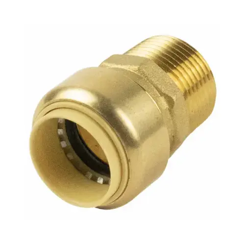 ProLine 1 In. PF x 1 In. MIP Brass Push Fit Male Adapter