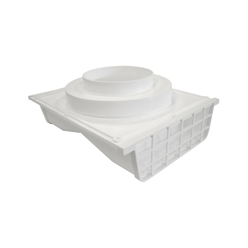 LAMBRO INDUSTRIES 164W Under Eave Vent, 8.91 in L, 7.63 in W, Plastic
