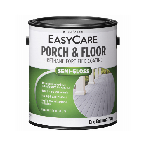 Exterior Semi-Gloss Porch & Floor Coating, Urethane Fortified, Light Gray, 1-Gallon - pack of 2