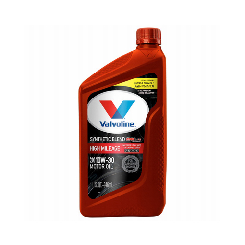 Synthetic Blend Motor Oil, 10W-30, 1 qt Bottle - pack of 6