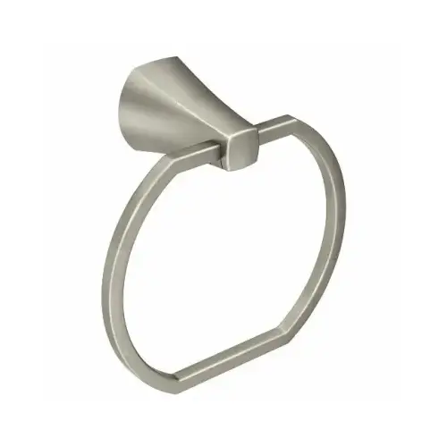 Lindor Towel Ring, Spot Resist Brushed Nickel